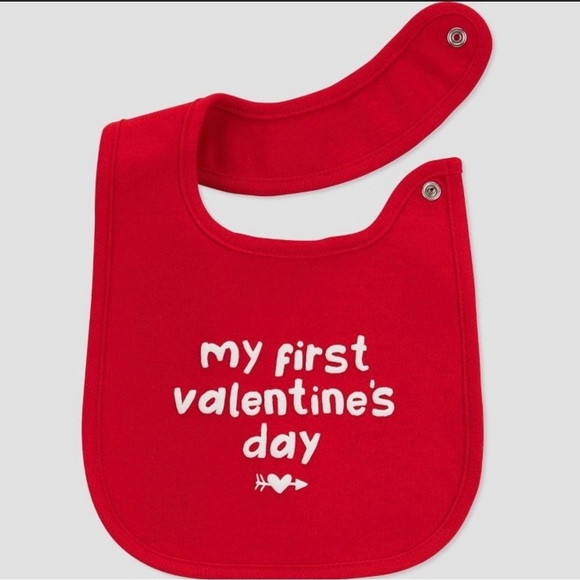 Carter's Just One You Valentine's Day Bib - Picture 4 of 5